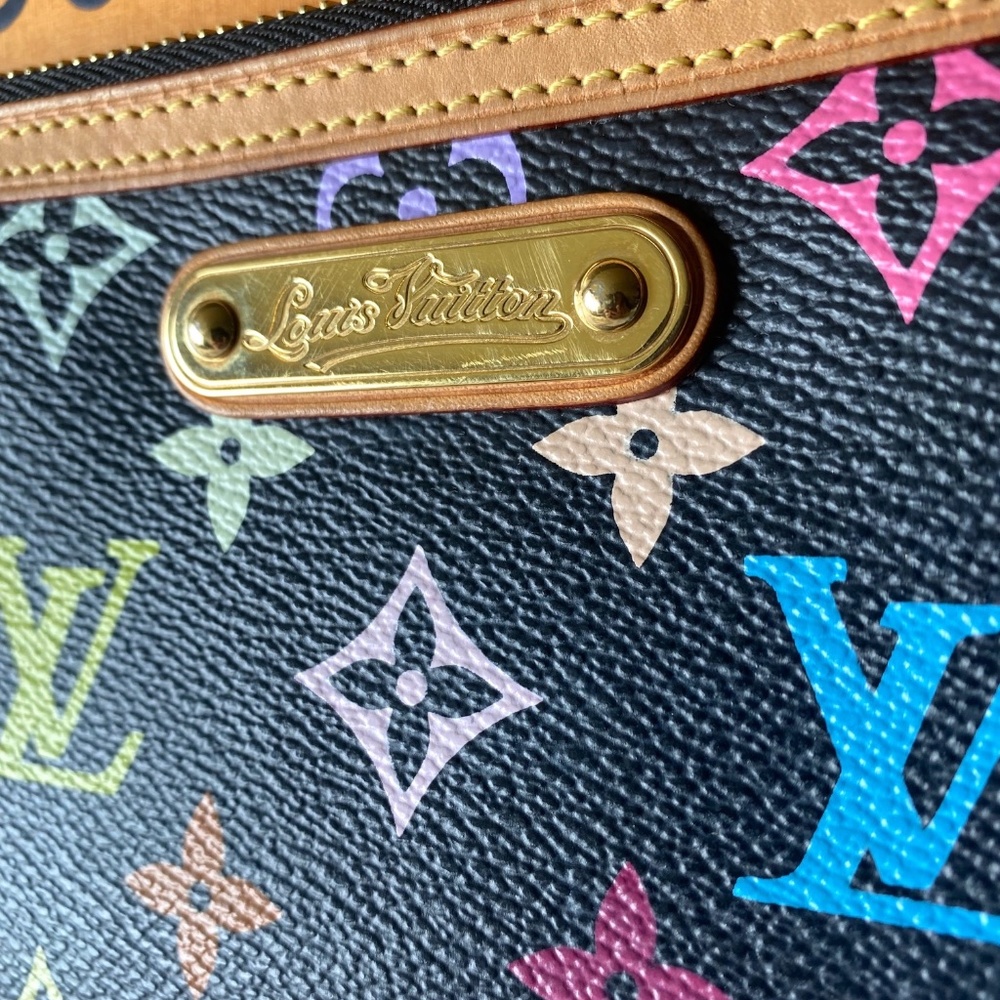 Louis Vuitton Pochette Milla MM - Monogram Multicolor Black M60097 - Picture 2 of 16